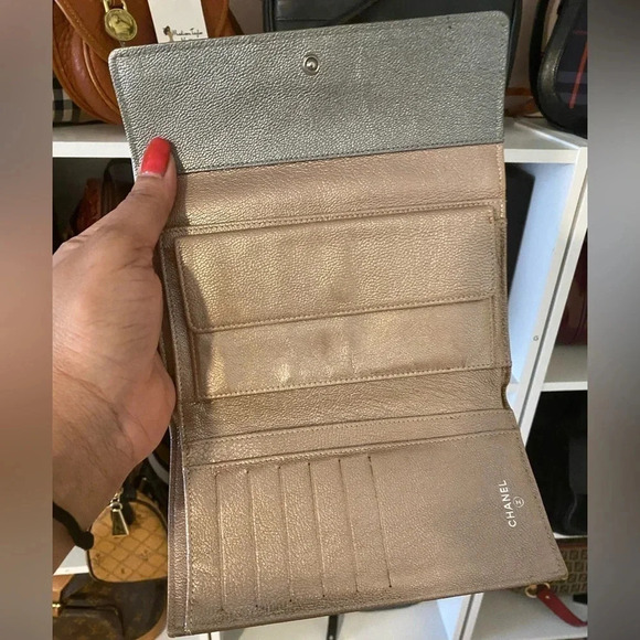 Chanel Long Wallet, Matelasse, Leather - Picture 11 of 16